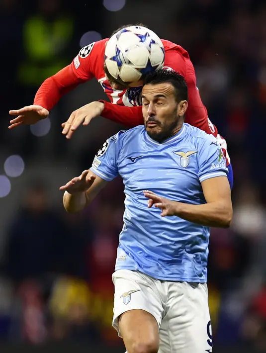 Atletico Madrid berhasil kalahkan Lazio dalam dengan skor 2-0. (AP Photo/Pablo Garcia)