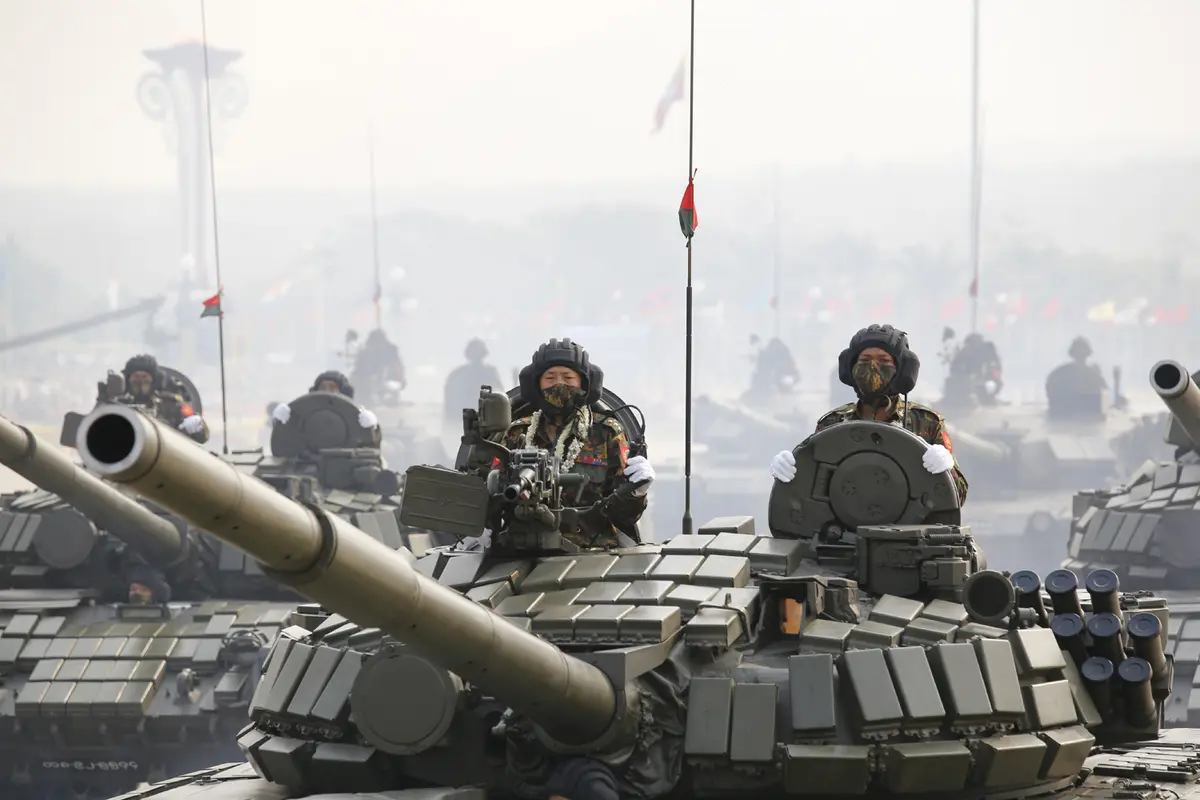 Myanmar Gelar Parade Militer di Hari Angkatan Bersenjata