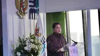 Menteri Badan Usaha Milik Negara (BUMN) Erick Thohir meluncurkan pembentukan holding BUMN Danareksa di di kantor Kementerian BUMN, Jakarta, Rabu (20/7/2022).