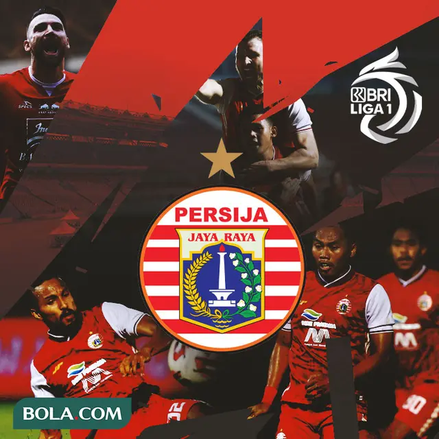 Liga 1 - Ilustrasi Logo Persija Jakarta BRI Liga 1