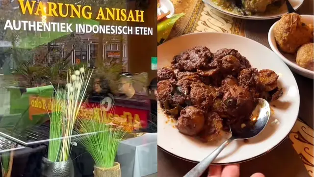 Makan Padang di Kota Breukelen Belanda, Menunya Lengkap Bahkan Ada Rendang Jengkol