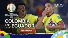 Berita video highlights Copa America 2021, Kolombia unggul tipis 1-0 atas Ekuador, Senin (14/6/21)