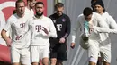 Kini UCL jadi satu-satunya pertaruhan Die Roten bersama pelatih Thomas Tuchel, yang tak ingin mengakhiri musim tanpa gelar. (AP Photo/Matthias Schrader)