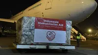 Pengiriman bantuan kemanusiaan Indonesia untuk Afghanistan, 9 Januari 2022 (kredit: Kemlu RI)