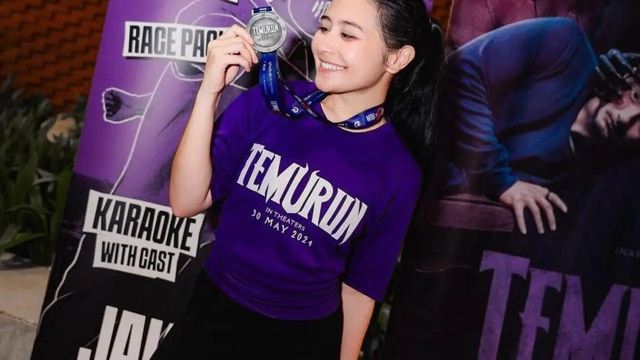 Prilly Latuconsina Pertama Kali Ikut Event Lari