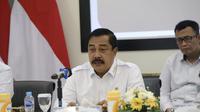 Menteri Imigrasi dan Pemasyarakatan (Imipas), Agus Andrianto saat melaksanakan kunjungan kerja ke Rumah Tahanan Negara (Rutan) Kelas I Bandung, Kamis (17/7/2025).