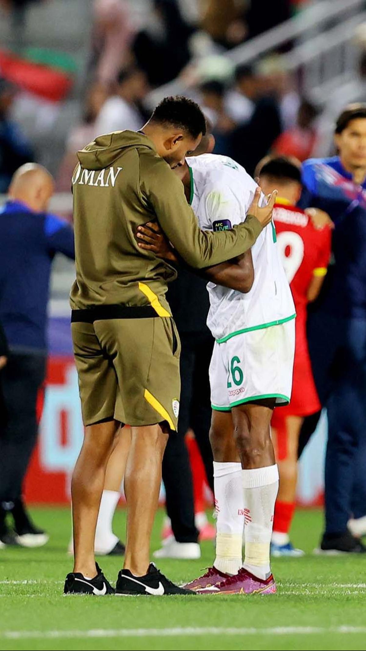 Oman sebenarnya memiliki peluang untuk melangkah ke babak 16 besar iala Asia 2023 sebagai peringkat ketiga terbaik.&nbsp;Foto: REUTERS/Ibraheem Al Omari