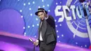 Virgoun berhasil menang di kategori Penyanyi Solo Pria Paling Ngetop dalam acara SCTV Music Awards 2018 di Studio 6 Emtek, Jakarta, Jumat (27/4). (Liputan6.com/Faizal Fanani)