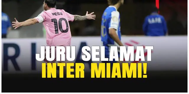 VIDEO: Lionel Messi Selamatkan Inter Miami dari Hasil Seri Kontra FC Porto