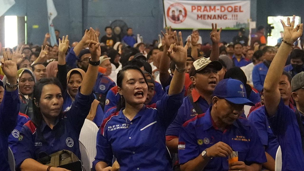 Relawan Buruh Deklarasi Dukungan ke Pramono-Rano