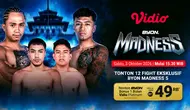 Jadwal Byon Madness 5: Perebutan Tiket Grand Prix Hingga Sun Go kong vs Redho Rocky di Vidio