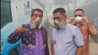 Perintah Tegas Gubernur Andra Soni Usai Tinjau Kebakaran TPA Jatiwaringin