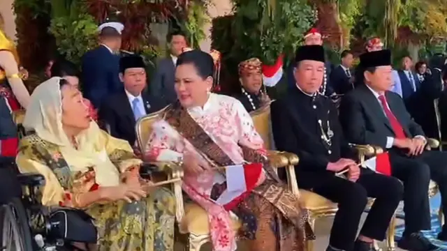 Iriana di Upacara Kemerdekaan RI ke-80. [@jokowi]