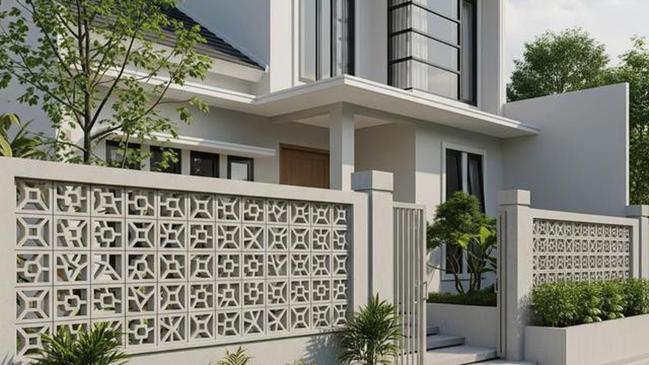 7 Model Pagar Rumah Kecil Tapi Kokoh dan Elegan, Cocok untuk Hunian Minimalis 2025