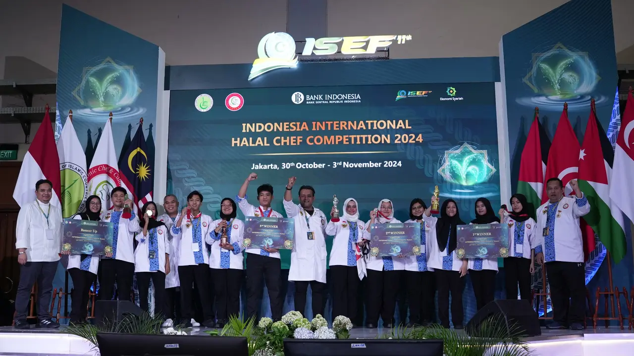 Bank Indonesia (BI) menggelar 2nd Indonesia International Halal Chef Competition (IN2HCC)