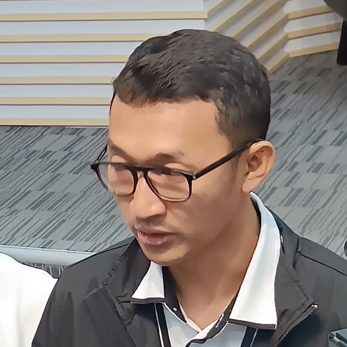 Tim Juru Bicara (Jubri) KPK, Budi Prasetyo di Gedung KPK, Jakarta.