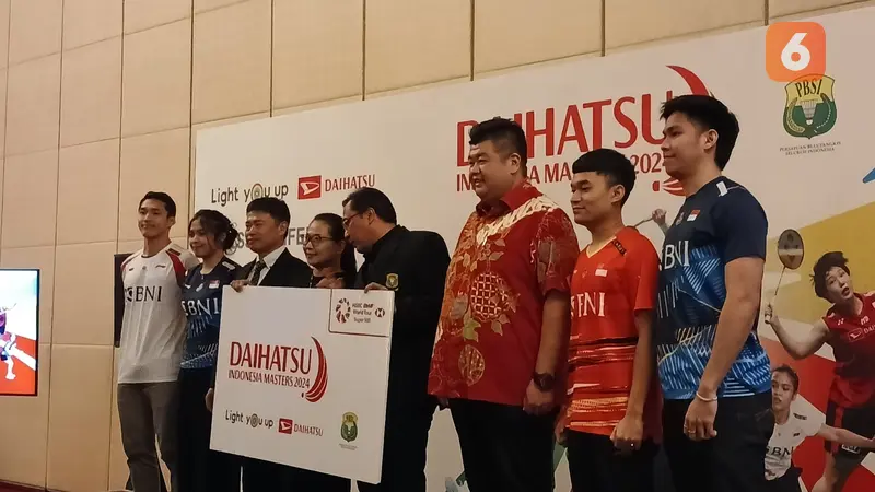 Konferensi pers Indonesia Masters 2024