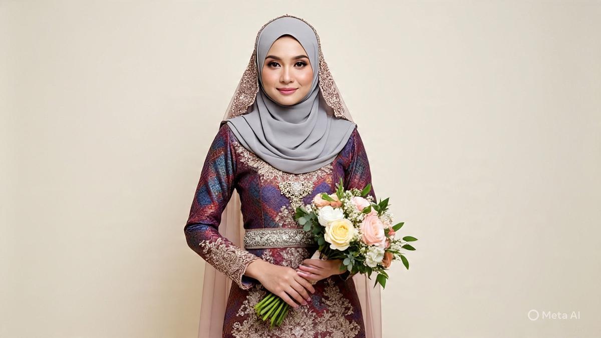 7 Inspirasi Baju Melayu Terbaru untuk Akad Nikah, Pengantin Wanita Look Elegan dan Menawan