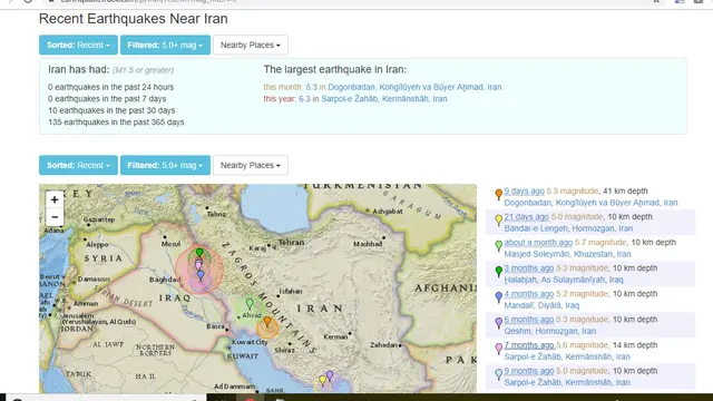 Cek Fakta - gempa di Iran dan suara dajjal
