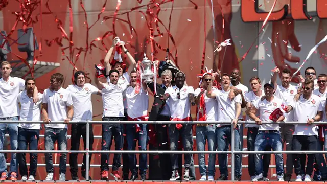 Sukses Rengkuh Piala FA, Arsenal Langsung Berpesta