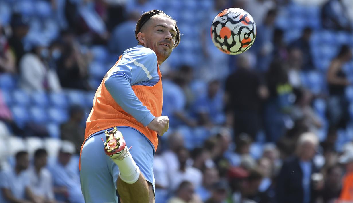 Jack Grealish. Gelandang serang berusia 25 tahun ini ditebus Manchester City dari Aston Villa senilai 117,5 juta euro yang menjadi rekor tertinggi musim ini. Telah bermain dalam 3 laga Liga Inggris dengan mencetak 1 gol. (Foto: AP/Rui Vieira)