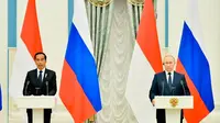 Bertemu Vladimir Putin, Jokowi: Indonesia Berusaha Berkontribusi Bagi Terciptanya Perdamaian Dunia