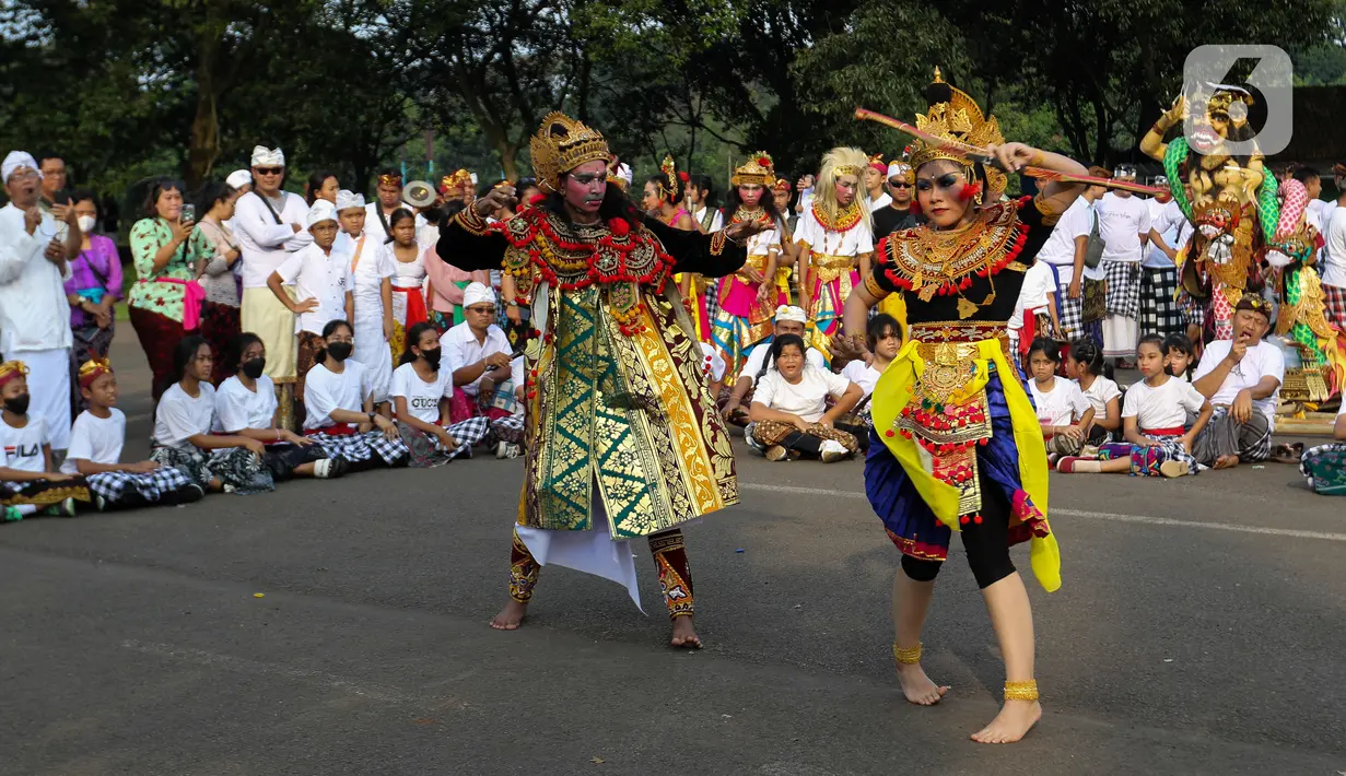 Tahun ini peringatan Hari Raya Nyepi 2023 jatuh pada hari Rabu 20 Maret 2023. Tahun ini umat Hindu akan merayakan nyepi Tahun Baru Saka ke-1945.  (Liputan6.com/Herman Zakharia)