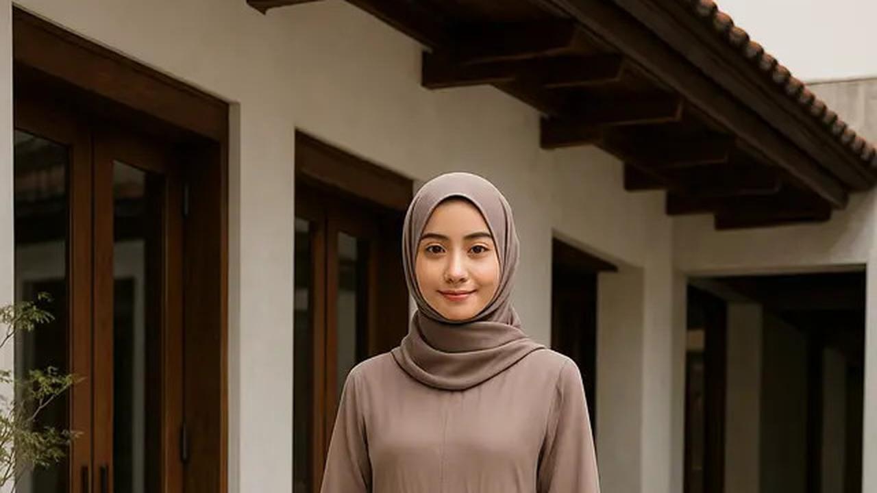 7 Model Gamis Kekinian untuk Wanita Tinggi 150an
