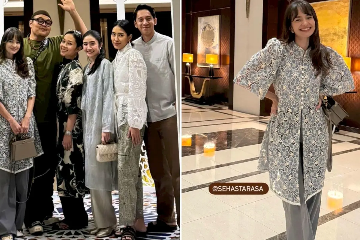 Potret Enzy Storia Bukber Bareng Bestie Kenakan Kebaya Modern, Bisa jadi Inspirasi Lebaran