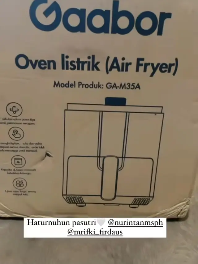 potret kado pernikahan nadya (sumber : Instagram : @nadiamustika)