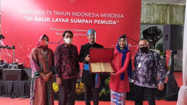 Pameran Di Balik Layar Sumpah Pemuda Semarakkan Perayaan HUT ke-75 RI