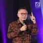 President Director & CEO Indosat Ooredoo Joy Wahjudi saat jadi pembicara di gelaran Emtek Goes To Campus 2018 di Universitas Negeri Semarang (UNNES), Semarang, Kamis (19/7). (Liputan6.com/Herman Zakharia)