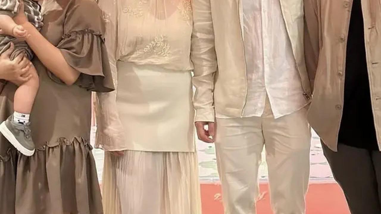 Gaya Jessica Mila Rayakan Ulang Tahun Pertama Putrinya dengan Pakaian Bernuansa Ivory Senada Bersama Suami