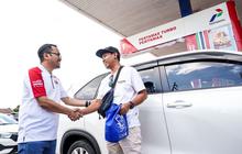 Momen Dirut Pertamina Patra Niaga Sapa Langsung Pelanggan Pertamax di SPBU Pendukung MotoGP