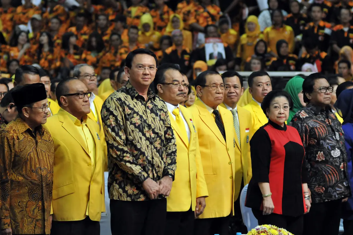 20160729-Presiden Jokowi, Megawati Hingga Ahok Hadiri Penutupan Rapimnas Partai Golkar-Jakarta