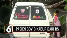 Seorang wanita pasien suspek Covid-19 asal Jombang, Jawa Timur, melarikan diri dari rumah sakit karena takut menjalani rawat inap. Tim medis terpaksa mendatangi rumah pasien untuk melepas infus yang masih tertancap di tanganya saat melarikan diri.