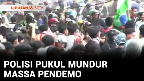 VIDEO: Demo DPR Ricuh Merembet ke Pejompongan, Polisi Tembakkan Gas Air Mata dan "Water Cannon"