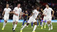Raheem Sterling cetak gol untuk Timnas Inggris saat melawan Kosovo (Adrian Dennis/AFP)