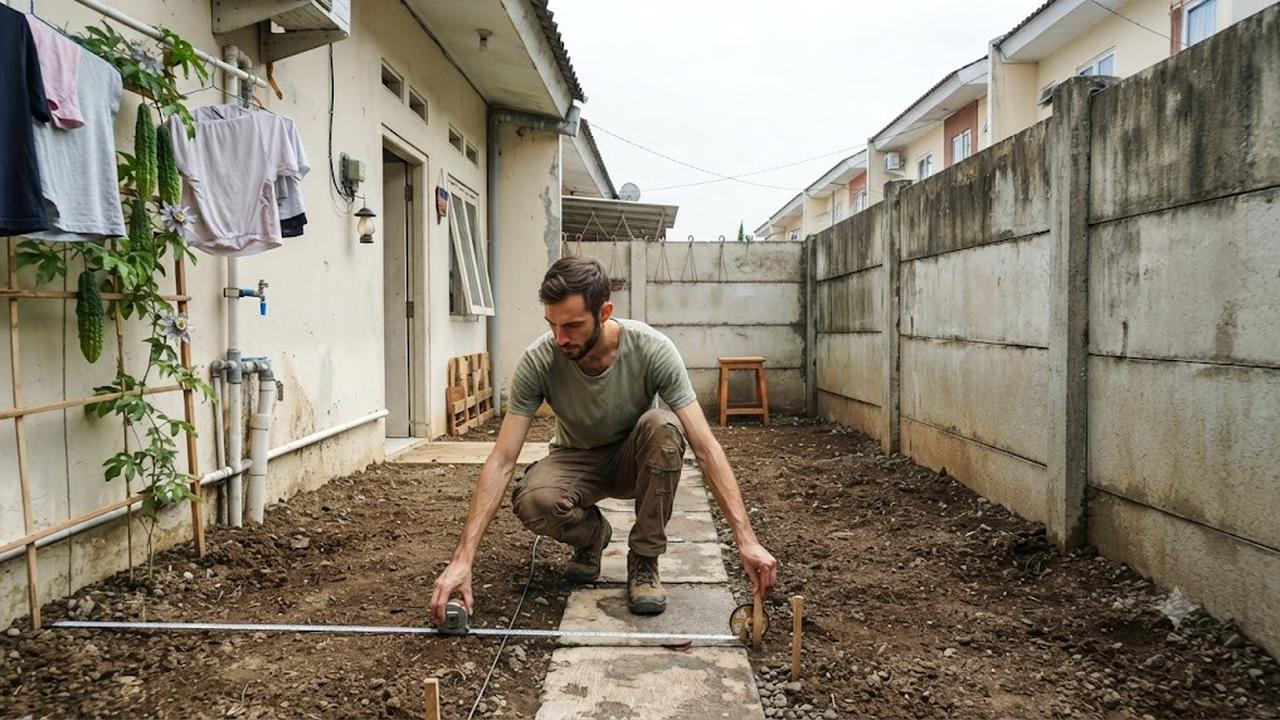Menata Halaman Belakang Rumah Subsidi Jadi Kebun Sayur