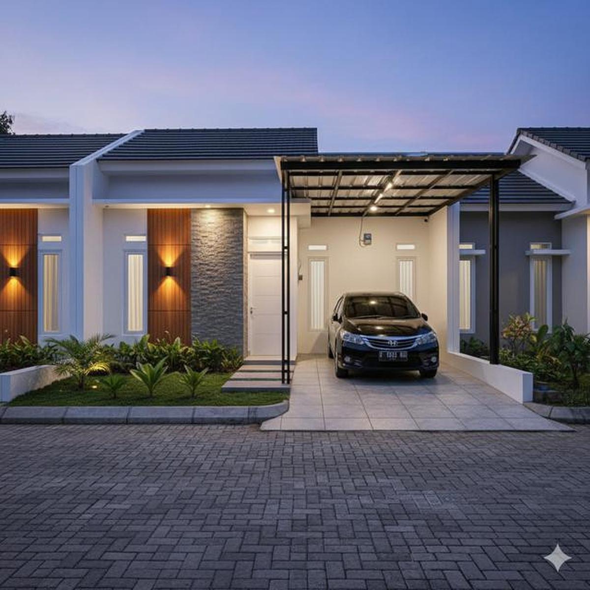 7 Gambar Rumah Minimalis Modern Kekinian dengan Garasi Mobil, Inspirasi Hunian Fungsional dan Elegan
