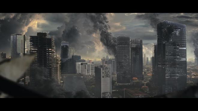 Jakarta Porak Poranda Di Trailer Film Bangkit Celeb