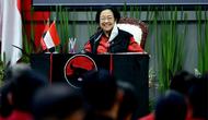 Ketua Umum DPP PDI Perjuangan (PDIP) Megawati Soekarnoputri menghadiri peringatan Hari Keselamatan Pasien Sedunia di Sekolah Partai PDIP, Lenteng Agung, Jakarta Selatan, Rabu (17/9/2025). (Foto: Tim Media DPP PDIP).