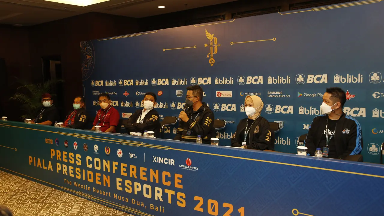 Grand Final Piala Presiden Esports 2021 di Bali
