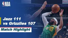 Berita video highlights NBA 2021 antara Memphis Grizzlies melawan Utah Jazz yang berakhir dengan skor 107-111, Kamis (1/4/2021) pagi hari WIB.