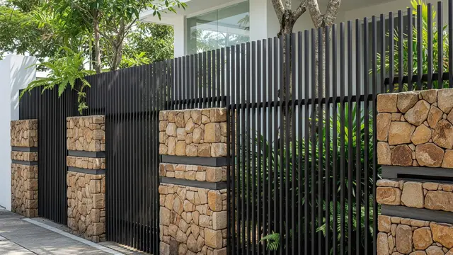 Desain Pagar Besi Hollow Rapat untuk Keamanan dan Privasi