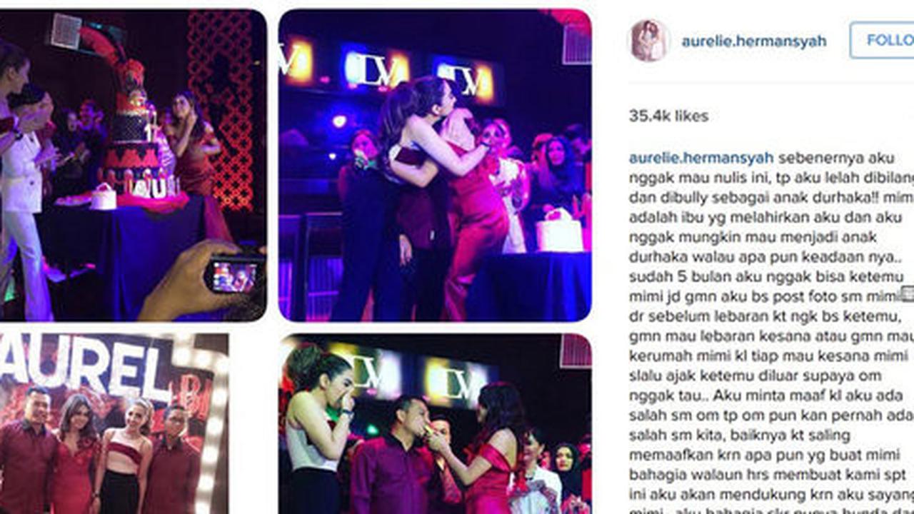 Aurel lelah dibully dan dibilang anak durhaka