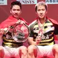 Kevin Sanjaya/Marcus Gideon, Japan Open 2018. (PBSI)