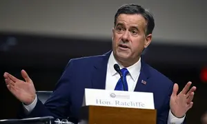 John Ratcliffe dilantik sebagai direktur Badan Intelijen Pusat (CIA) pada 23 Januari 2025. (Dok. AP Photo/John McDonnell)