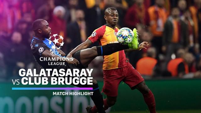 Berita Video Highlights Liga Champions, Galatasaray vs Club Brugge 1-1
