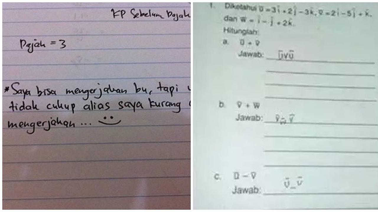 6 Jawaban Murid Pakai Emotikon Ini Kocak, Bikin Guru Tak Habis Pikir